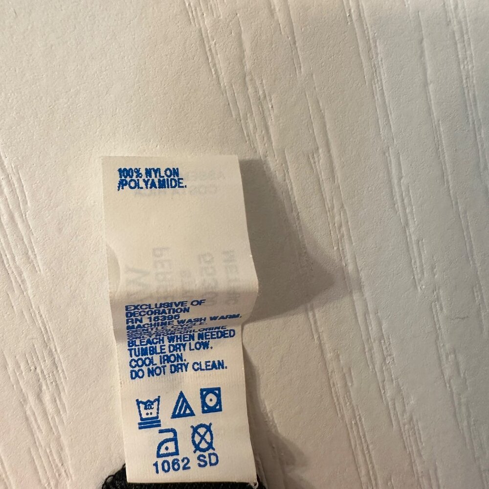 Warner's | VTG Perfect Measure Small 26" Black Nylon Half Slip Skirt Lace Trim - Picture 8 of 8